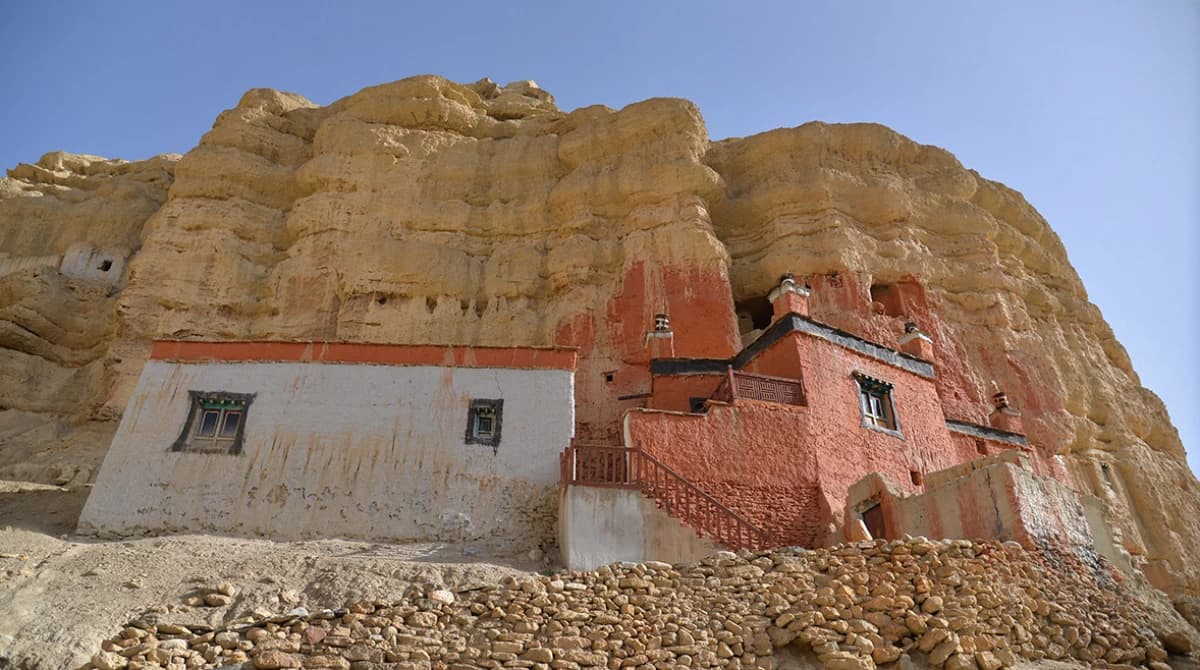 One of the oldest monastery visit during the Upper Mustang Jeep tour.