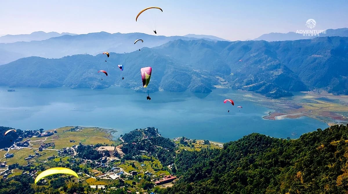 Paragliding in Pokhara
