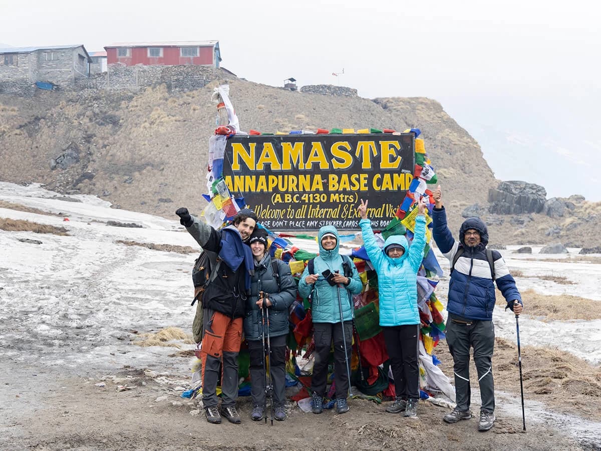Annapurna Base Camp Signeture Board